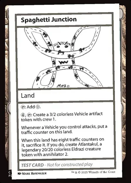 Spaghetti Junction, Magic card PF25 16 — MagicFest 2025 set