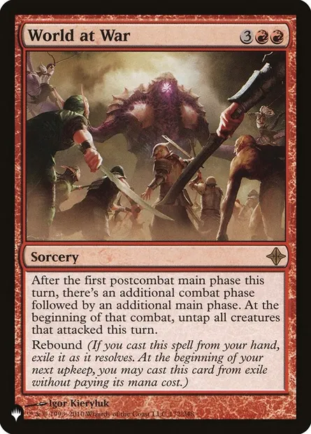 World at War, Magic card PLST ROE-172 — The List set
