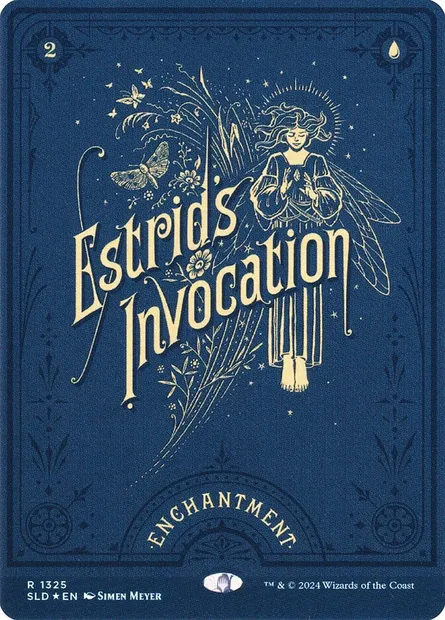 Estrid's Invocation // Estrid's Invocation, carte Magic SLD 1325 — extension Secret Lair Drop