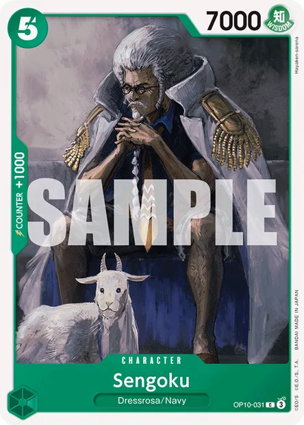 Sengoku, One Piece card OP10-031 — ROYAL BLOOD set