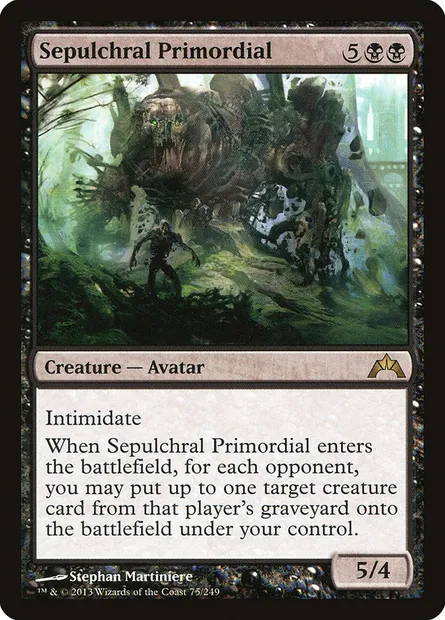 Sepulchral Primordial, Magic card GTC 75 — Gatecrash set