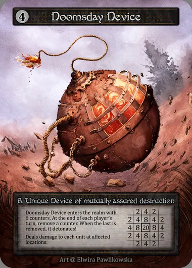 Doomsday Device, carte Sorcery ALP 304 — extension Alpha