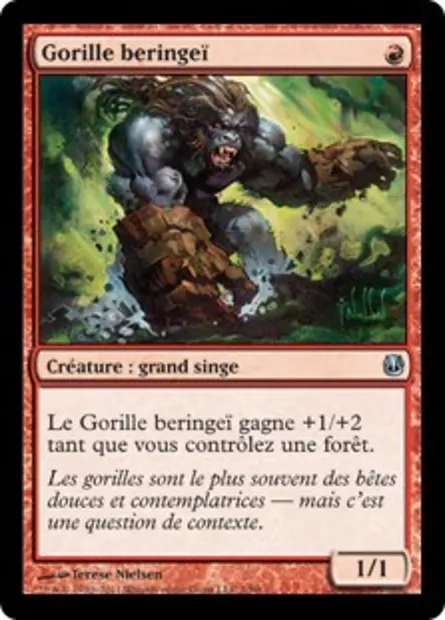 Gorille beringeï, carte Magic DDH 2 — extension Duel Decks: Ajani vs. Nicol Bolas