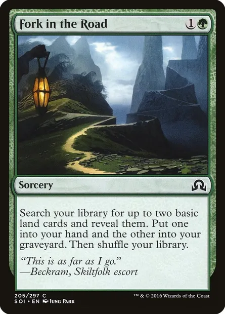 Fork in the Road, Magic card SOI 205 — Shadows over Innistrad set