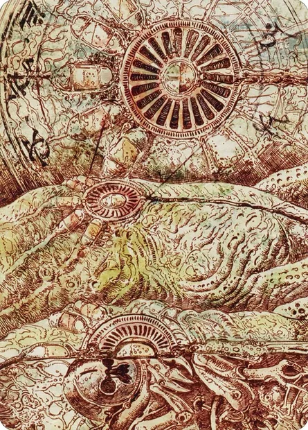 Phyrexian Processor // Phyrexian Processor, carte Magic ABRO 70 — extension The Brothers' War Art Series