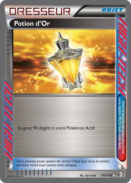 Potion d’Or, carte Pokémon BCR 140 — extension Frontières Franchies