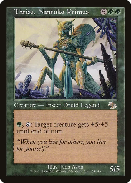 Thriss, Primus nantuko, carte Magic JUD 134 — extension Jugement