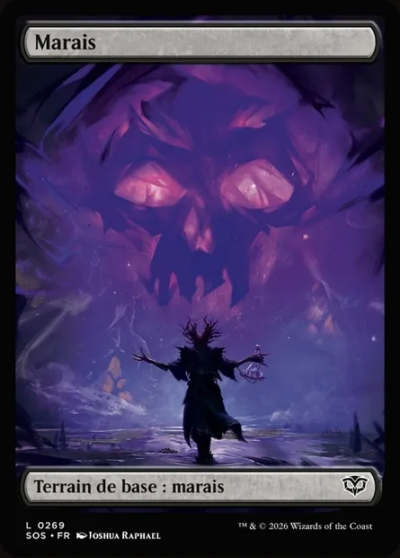 Marais, carte Magic SOS 269 — extension Secrets of Strixhaven