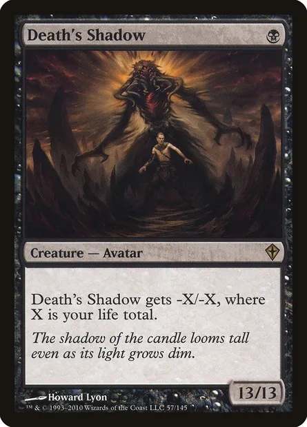 Death's Shadow, Magic card WWK 57 — Worldwake set