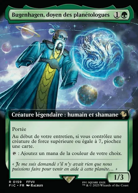 Bugenhagen, sage doyen, carte Magic FIC 159 — extension Final Fantasy Commander