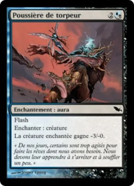Poussière de torpeur, carte Magic SHM 177 — extension Sombrelande