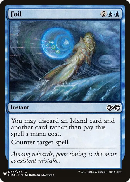 Foil, Magic card PLST UMA-55 — The List set