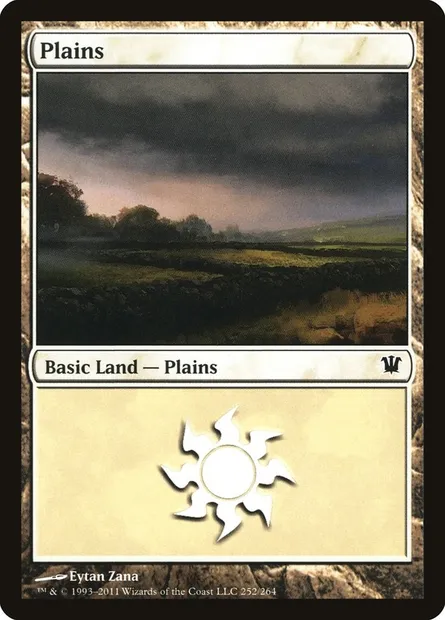 Plains, Magic card ISD 252 — Innistrad set
