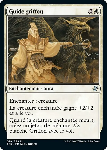 Guide griffon, carte Magic TSR 19 — extension Spirale Temporelle Remastered