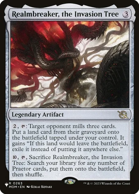 Realmbreaker, the Invasion Tree, Magic card PLST MOM-263 — The List set