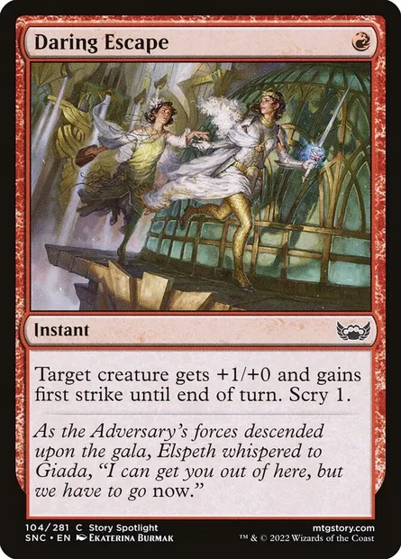 Daring Escape, Magic card SNC 104 — Streets of New Capenna set