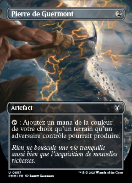Pierre de Guermont, carte Magic CMM 657 — extension Commander Masters