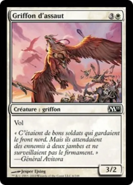 Griffon d'assaut, carte Magic M11 6 — extension Magic 2011