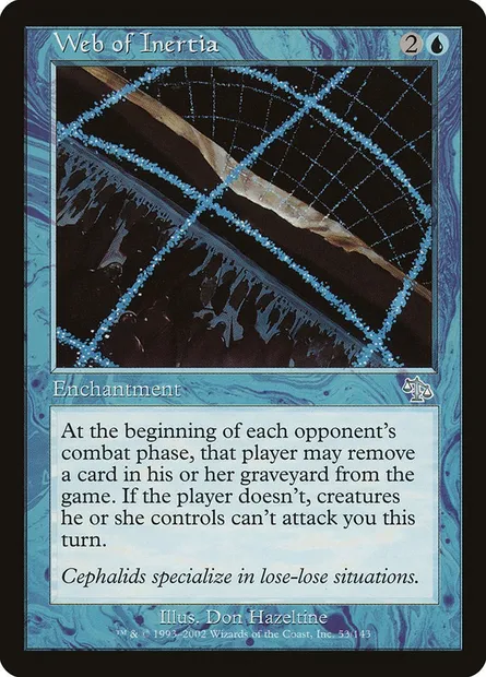 Toile d'inertie, carte Magic JUD 53 — extension Jugement