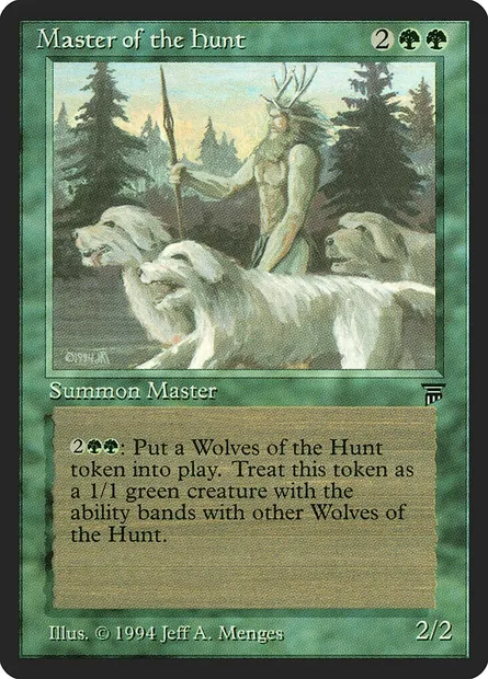 Master of the Hunt, carte Magic LEG 194 — extension Legends