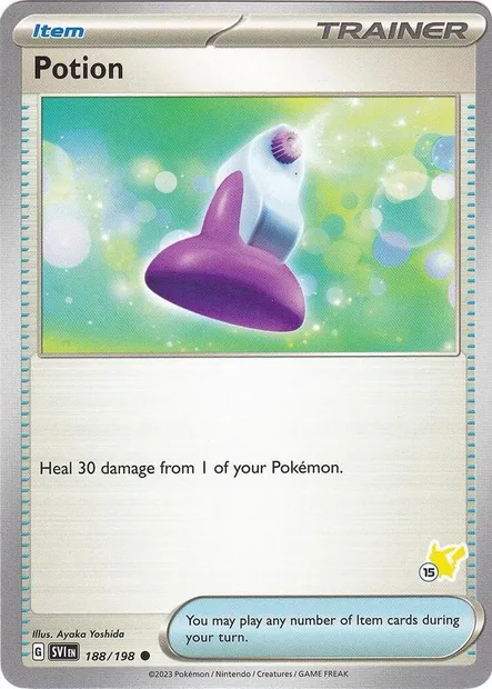 Potion, carte Pokémon BA24 188-15 — extension Battle Academy 2024