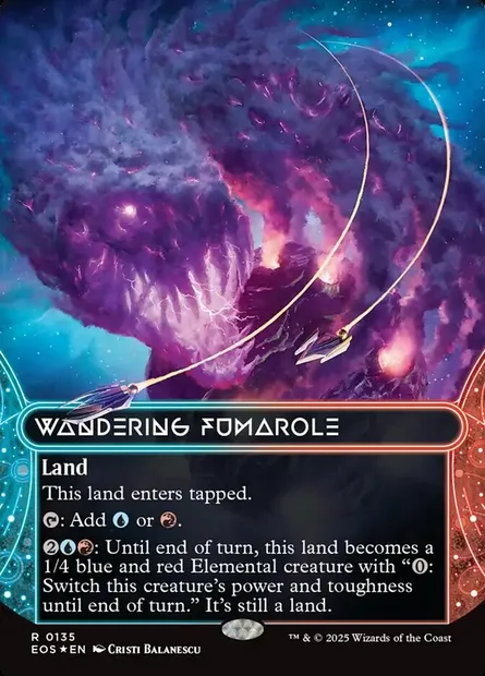Wandering Fumarole, Magic card EOS 135 — Edge of Eternities: Stellar Sights set