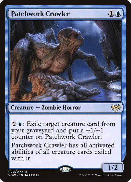 Patchwork Crawler, Magic card VOW 72 — Innistrad: Crimson Vow set