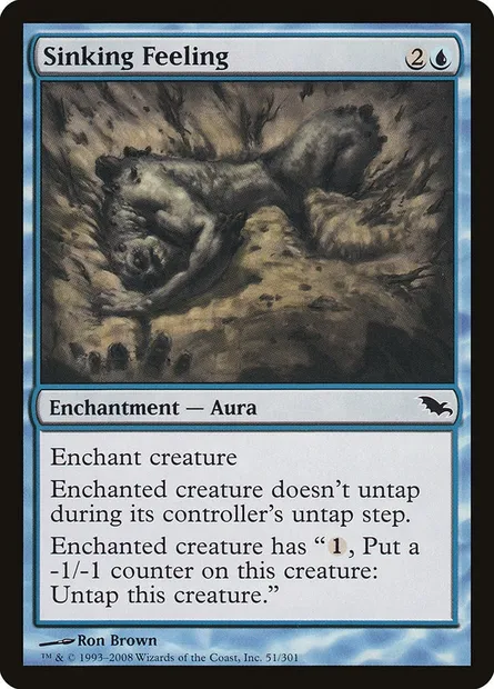 Sinking Feeling, Magic card SHM 51 — Shadowmoor set