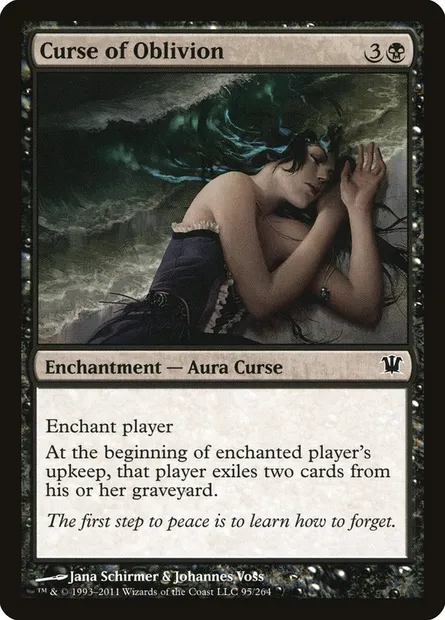 Curse of Oblivion, Magic card ISD 95 — Innistrad set