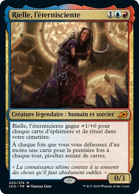 Rielle, l'éternisciente, carte Magic IKO 203 — extension Ikoria: Lair of Behemoths