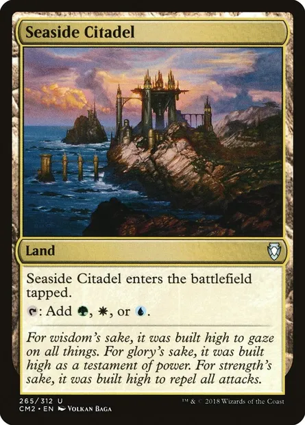 Seaside Citadel, Magic card CM2 265 — Commander Anthology Volume II set