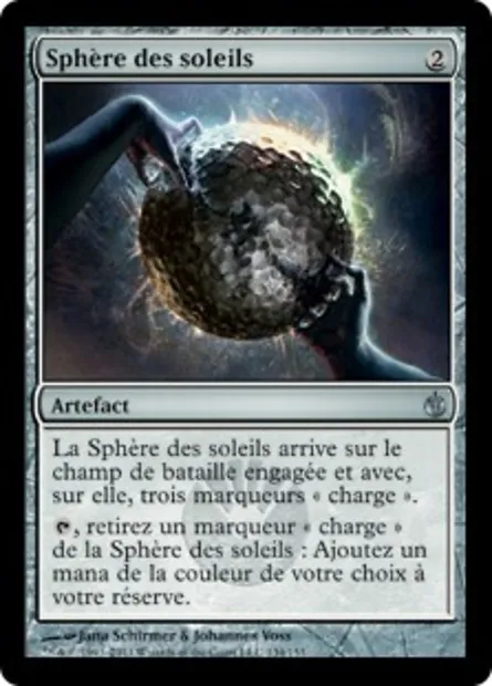 Sphère des soleils, carte Magic MBS 134 — extension Mirrodin assiégé