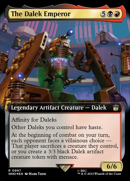 The Dalek Emperor, Magic card WHO 997 — Doctor Who set