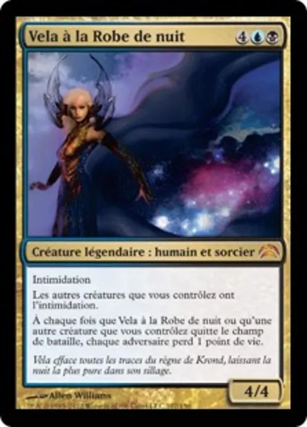 Vela à la Robe de nuit, carte Magic PC2 107 — extension Planechase 2012