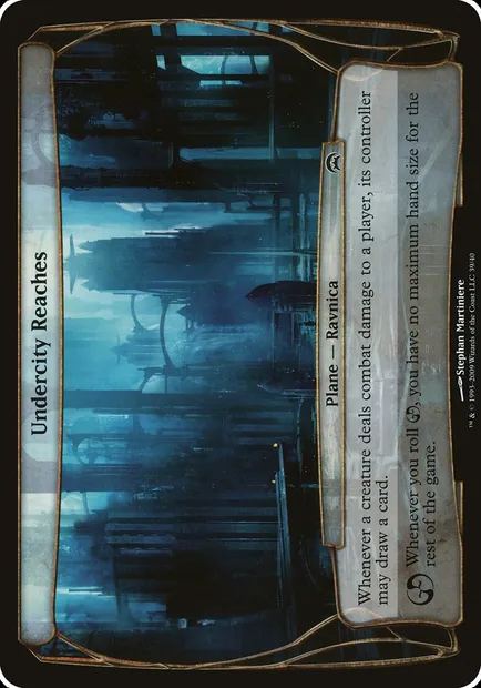 Undercity Reaches, Magic card OHOP 39 — Planechase Planes set