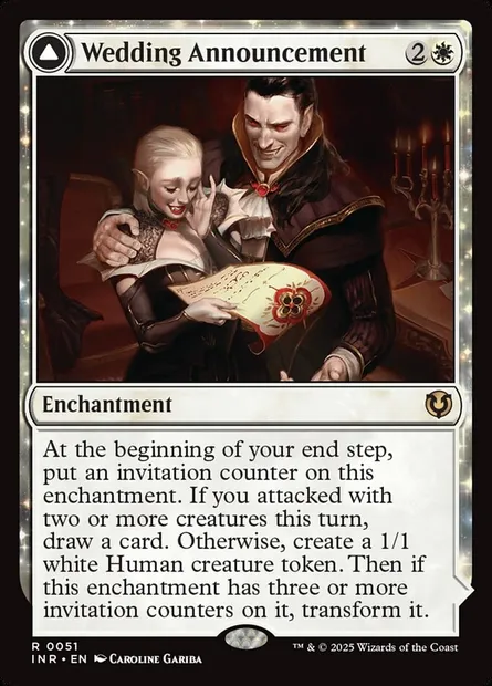 Wedding Announcement // Wedding Festivity, Magic card INR 51 — Innistrad Remastered set