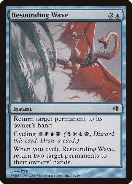 Resounding Wave, Magic card ALA 54 — Shards of Alara set