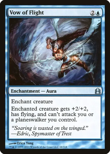 Vow of Flight, Magic card CMD 68 — Commander 2011 set