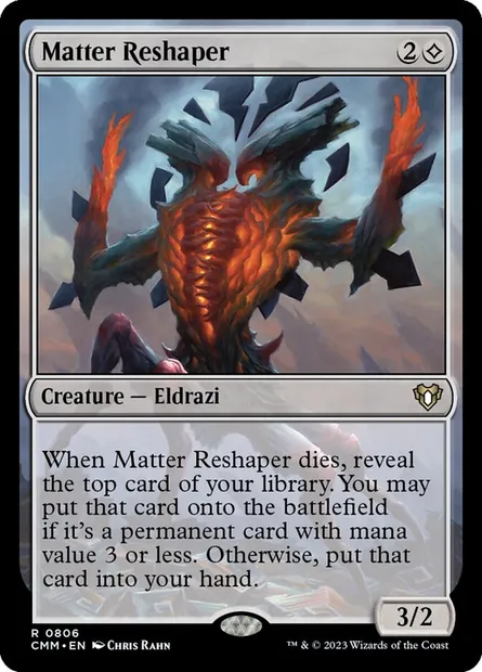 Matter Reshaper, Magic card CMM 806 — Commander Masters set