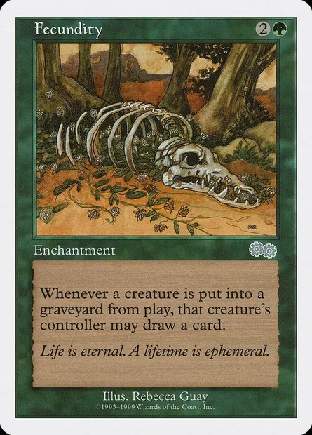 Fécondité, carte Magic BRB 25 — extension Battle Royale Box Set