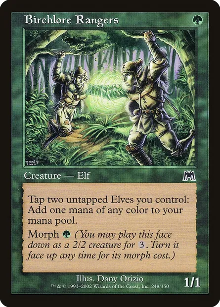 Birchlore Rangers, Magic card ONS 248 — Onslaught set