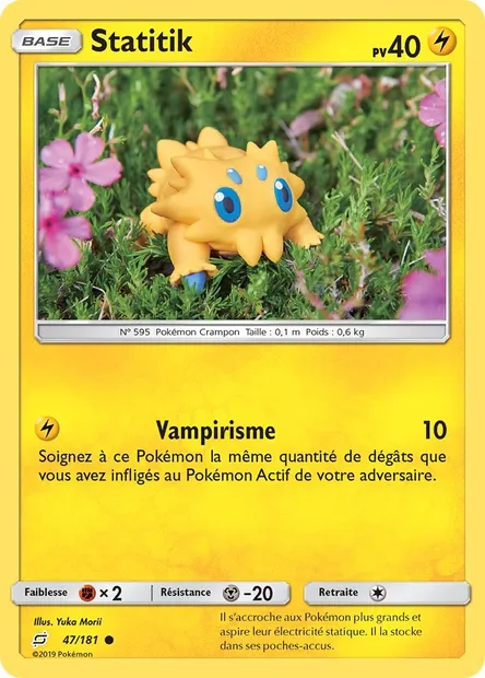 Statitik, carte Pokémon TEU 47 — extension Duo de Choc