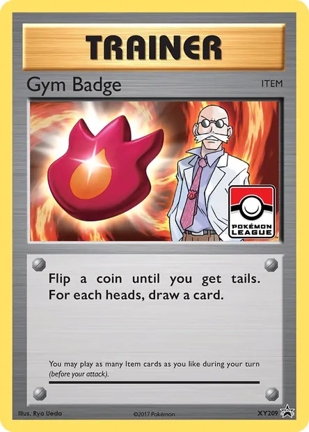 Gym Badge, Pokémon card XY 209 — XY Black Star Promos set