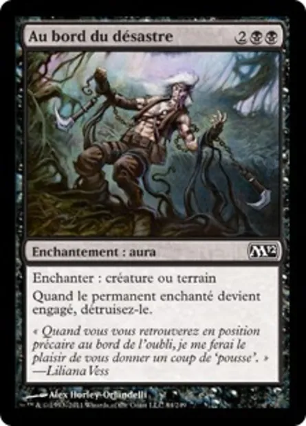 Au bord du désastre, carte Magic M12 84 — extension Magic 2012