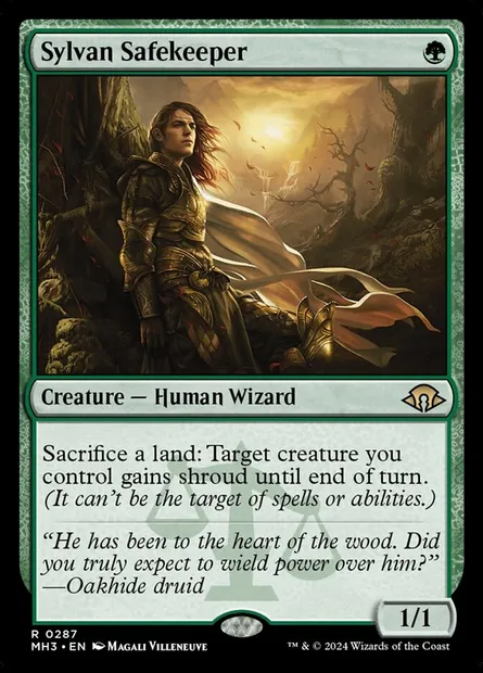 Sylvan Safekeeper, Magic card MH3 287 — Modern Horizons 3 set