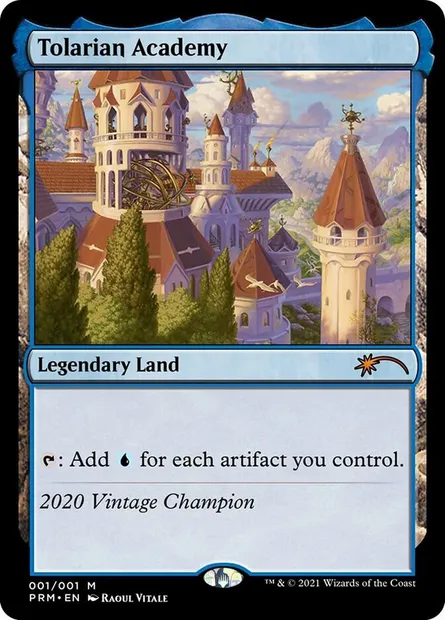 Tolarian Academy, Magic card OVNT 2020A — Vintage Championship set