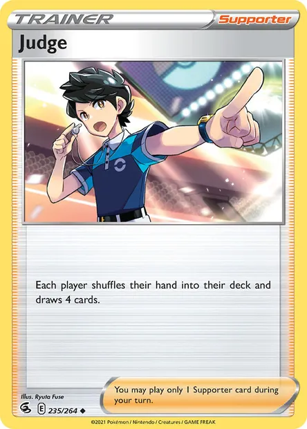 Judge, Pokémon card FST 235 — Fusion Strike set