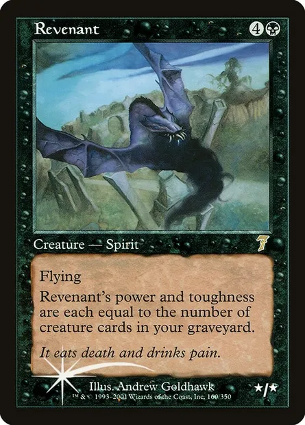 Revenant, carte Magic 7ED 160★ — extension Septième Edition