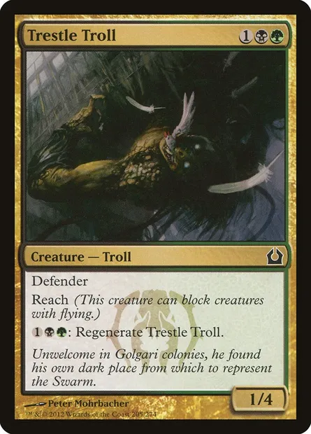 Trestle Troll, Magic card RTR 205 — Return to Ravnica set