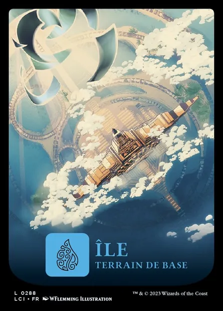 Île, carte Magic LCI 288 — extension The Lost Caverns of Ixalan